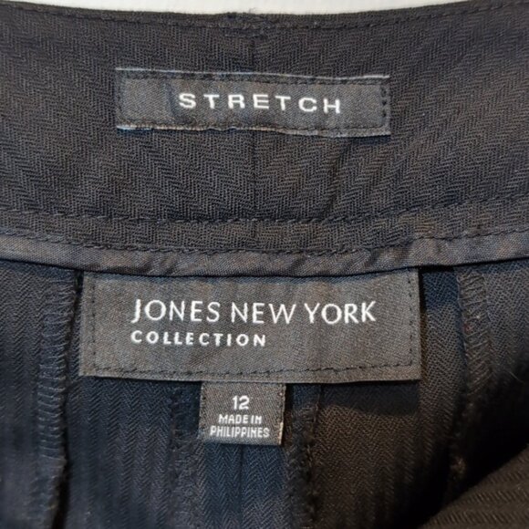 Jones New York Classic Straight Leg Trouser Pants Stretch Wool Business Suiting - Picture 6 of 12